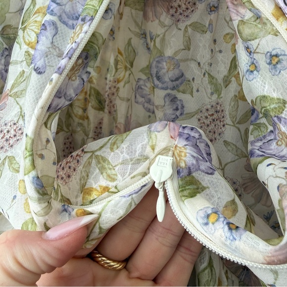 V. Chapman Pastel Floral Maxi Dress - Picture 6 of 11